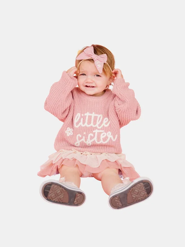 Pull en maille « Sweet Wink Little Sister »