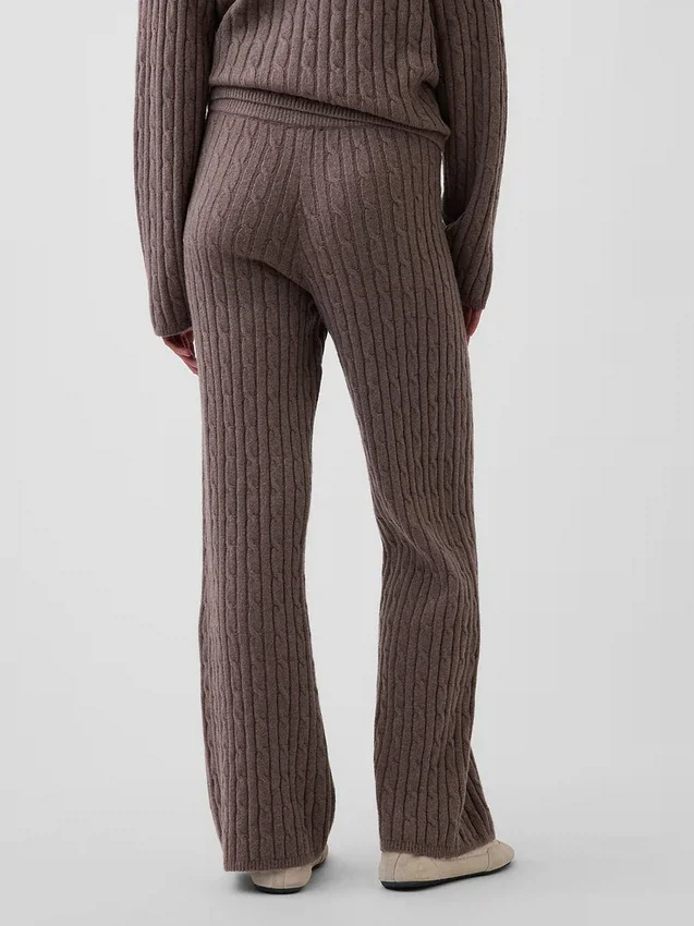 Pull en maille torsadée ample CashSoft