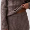 Pull en maille torsadée ample CashSoft
