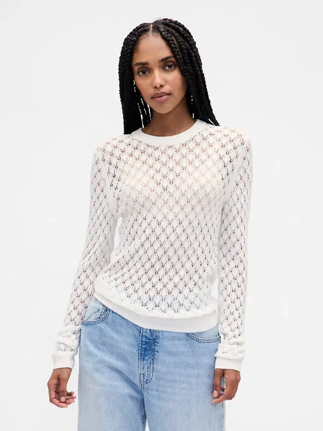 Pull en pointelle