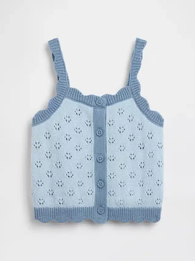 Pull en pointelle à blocs de couleur pour Bébé & Enfant