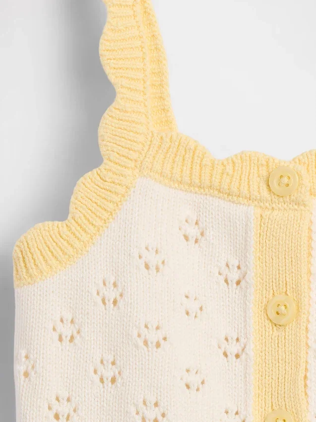 Pull en pointelle à blocs de couleur pour Bébé & Enfant