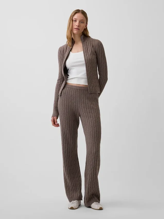 Pull en tricot torsadé CashSoft