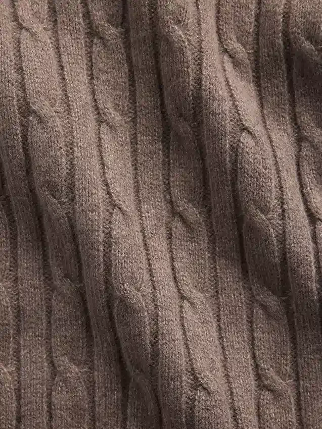Pull en tricot torsadé CashSoft