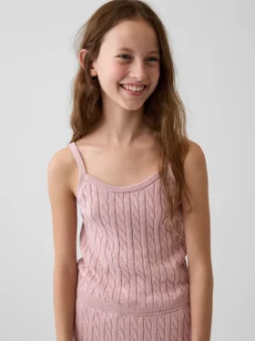 Pull en tricot torsadé pour enfant