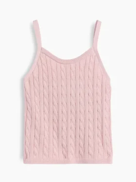 Pull en tricot torsadé pour enfant