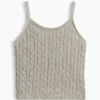 Pull en tricot torsadé pour enfant