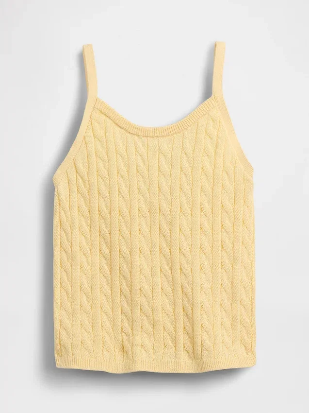 Pull en tricot torsadé pour enfant