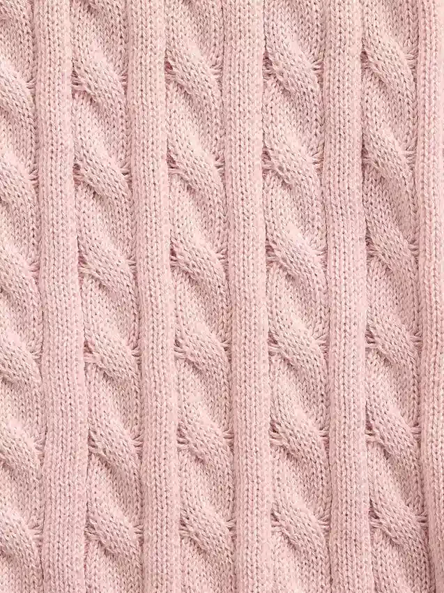 Pull en tricot torsadé pour enfant