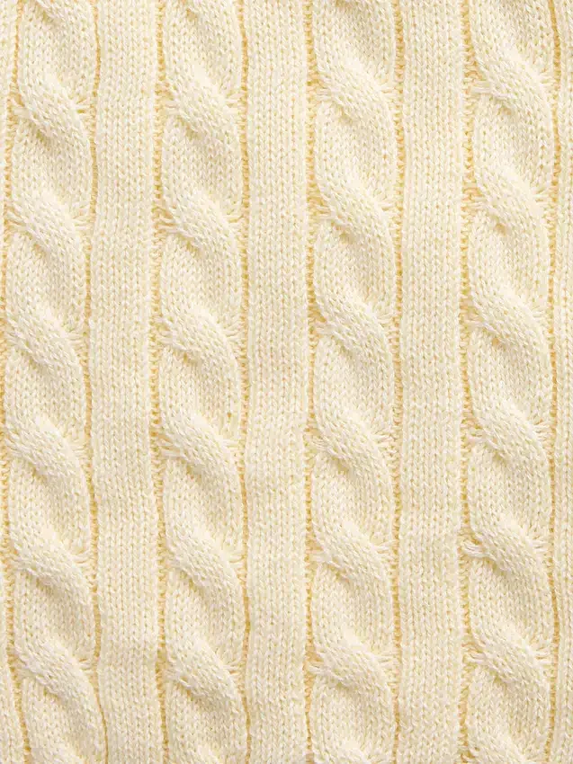 Pull en tricot torsadé pour enfant