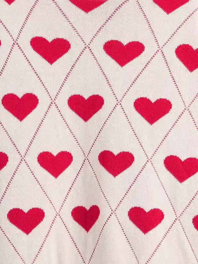 Pull enfant à col rond et imprimé graphique, coupe décontractée