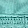 Pull enfant festonné à mailles variées