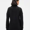 Pull GapFit matelassé en jacquard à demi-zip