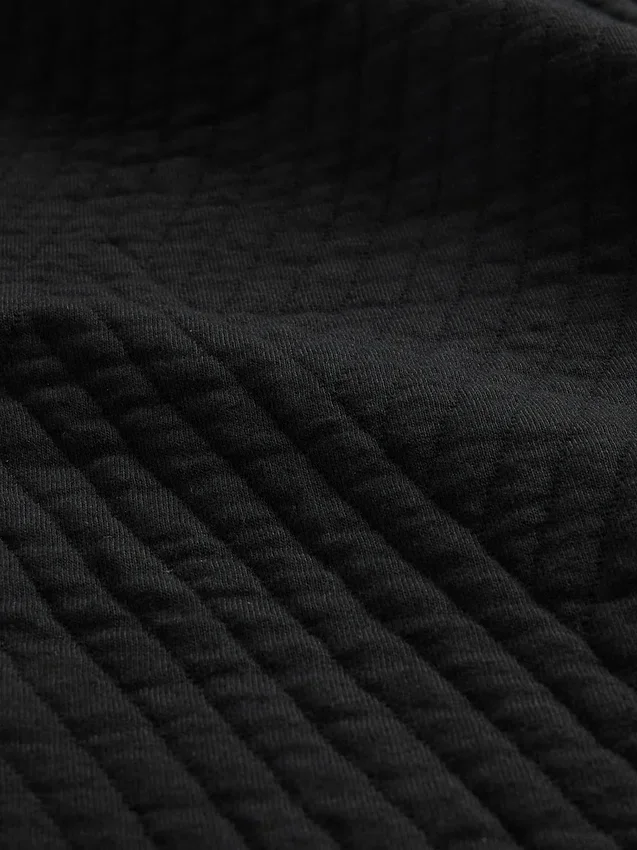 Pull GapFit matelassé en jacquard à demi-zip