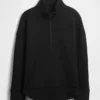 Pull GapFit matelassé en jacquard à demi-zip