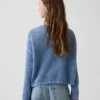 Pull graphique oversize en crochet pour enfant