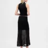 Pull-jupe longue transparente