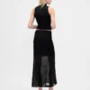 Pull-jupe longue transparente