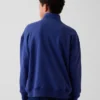 Pull-over décontracté à demi-zip en tissu éponge Vintagesoft pour enfant