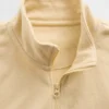 Pull-over décontracté à demi-zip en tissu éponge Vintagesoft pour enfant