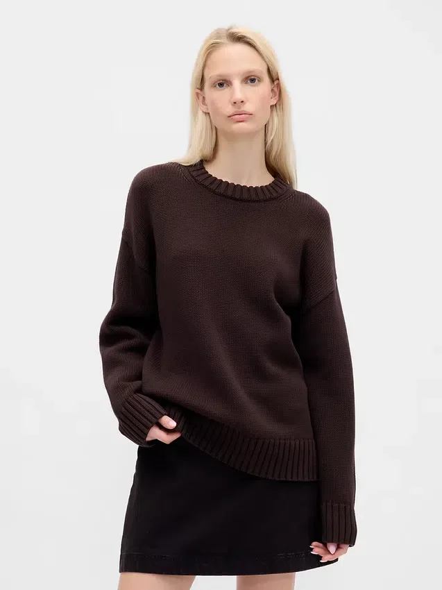 Pull oversize 100 % coton
