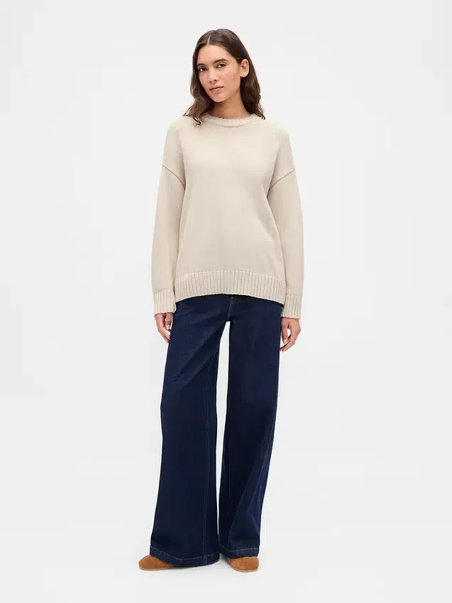 Pull oversize 100 % coton