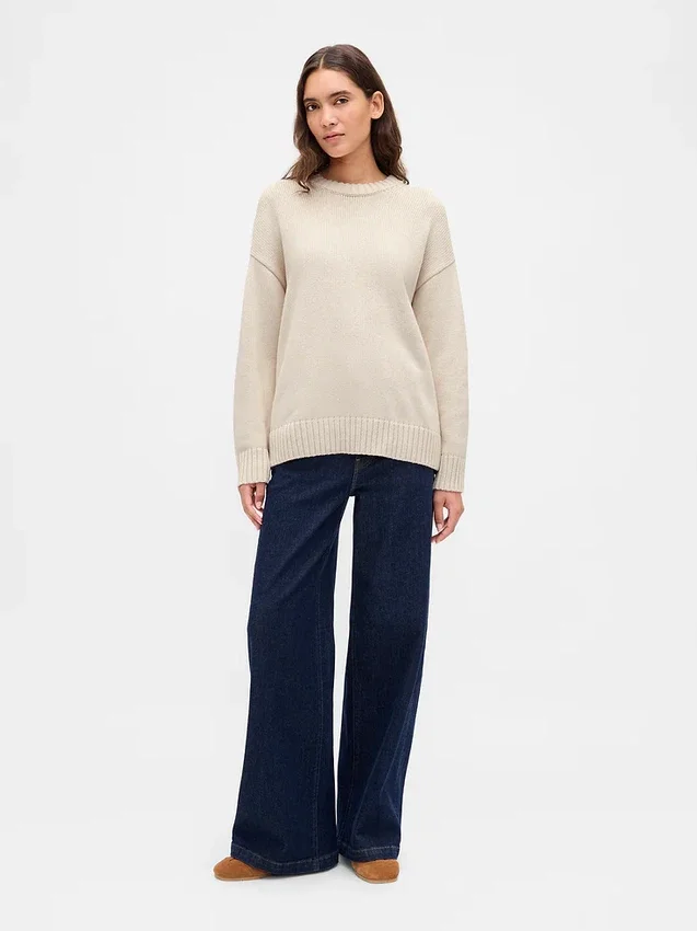 Pull oversize 100 % coton