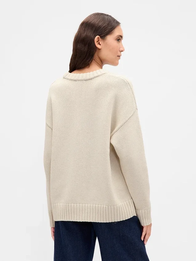 Pull oversize 100 % coton