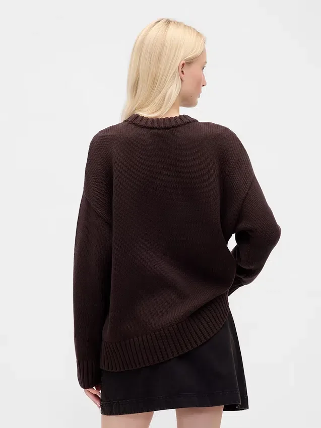 Pull oversize 100 % coton