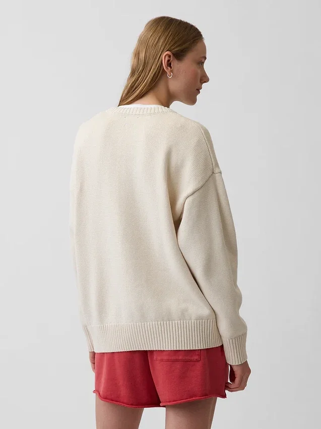 Pull oversize 100 % coton