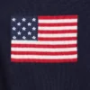 Pull oversize au crochet pour enfant, style « Americana »