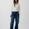 Pull oversize à col en V CashSoft