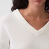 Pull oversize à col en V CashSoft