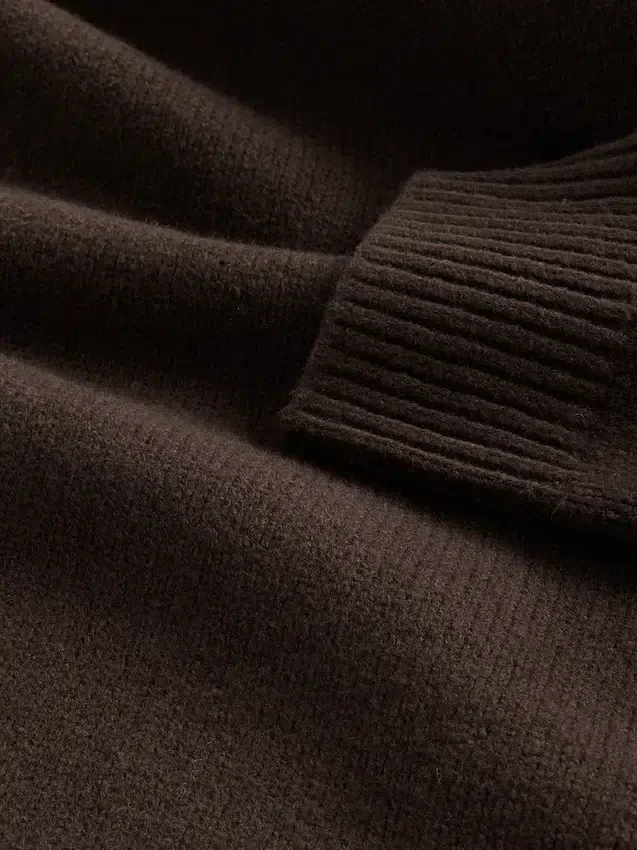 Pull oversize à col en V CashSoft