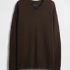 Pull oversize à col en V CashSoft