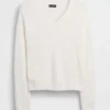 Pull oversize à col en V CashSoft
