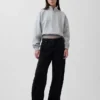 Pull oversize à demi-zip Vintagesoft