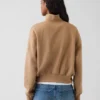 Pull oversize à demi-zip Vintagesoft
