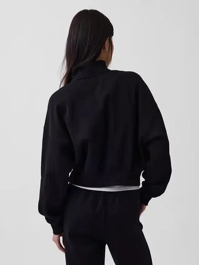 Pull oversize à demi-zip Vintagesoft