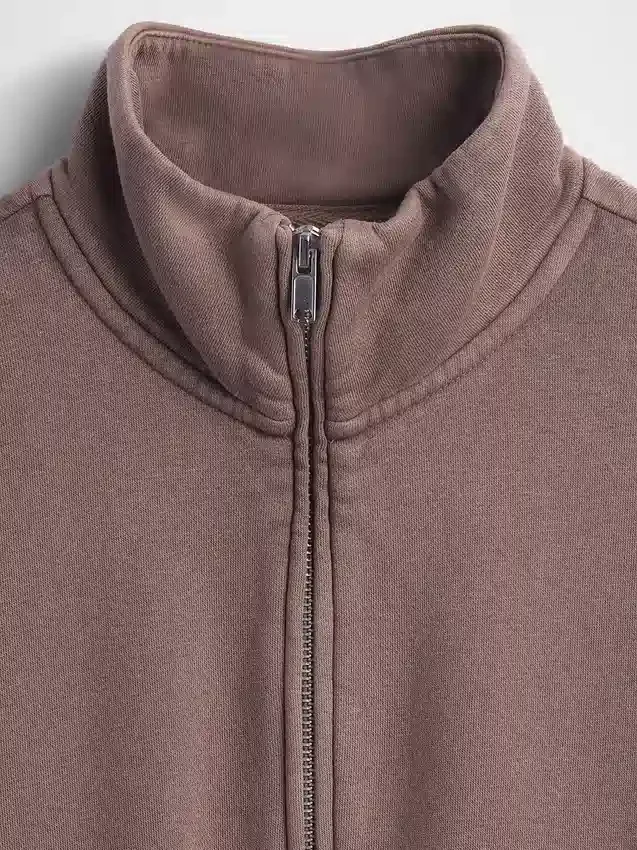 Pull oversize à demi-zip Vintagesoft