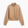 Pull oversize à demi-zip Vintagesoft