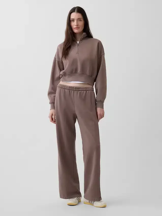 Pull oversize à demi-zip Vintagesoft