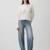 Pull oversize en maille torsadée CashSoft
