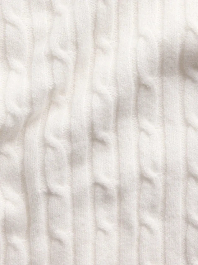 Pull oversize en maille torsadée CashSoft
