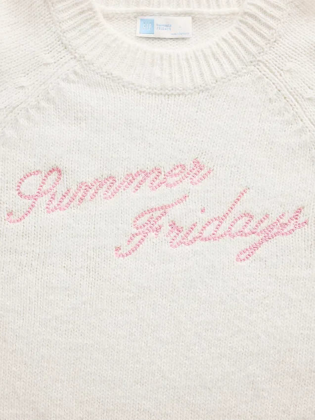 Pull oversize à logo GAP × Summer Fridays