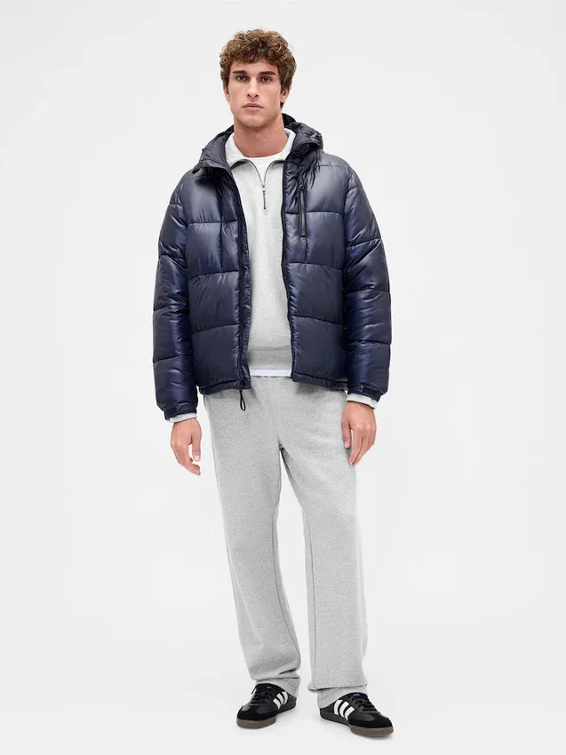 Pull oversize épais à fermeture à glissière quart de longueur pour adulte