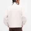 Pull épais oversize à logo et fermeture à glissière quart de longueur