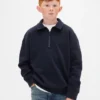 Pull à quart de fermeture éclair Vintagesoft pour enfants