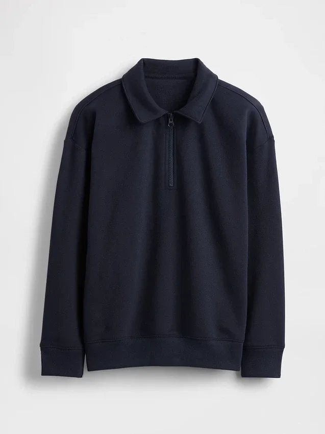 Pull à quart de fermeture éclair Vintagesoft pour enfants