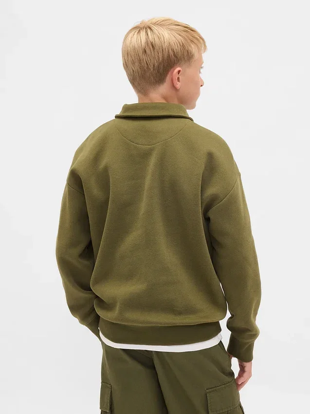 Pull à quart de fermeture éclair Vintagesoft pour enfants